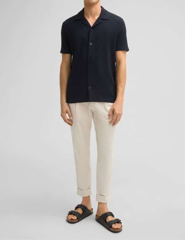 chemise en jersey filip navy