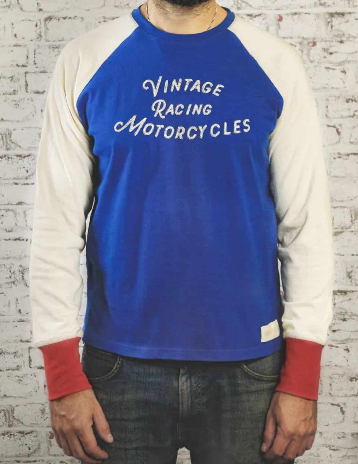 trophy ls tee dark red black