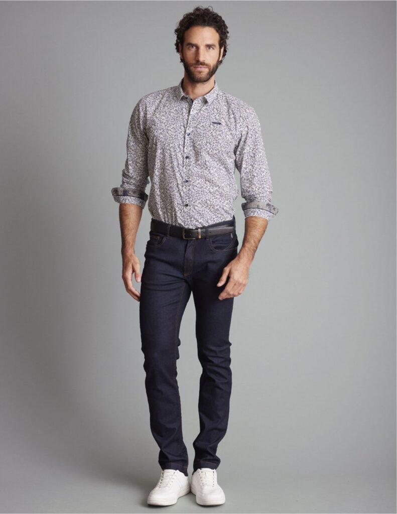 jeans indigo jardon