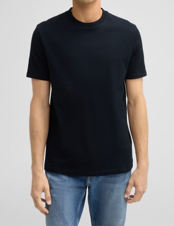 t shirt coton piquÉ fisher, navy
