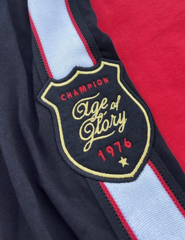 trophy ls tee dark red black