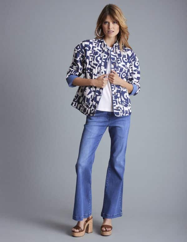 veste vertbois navy