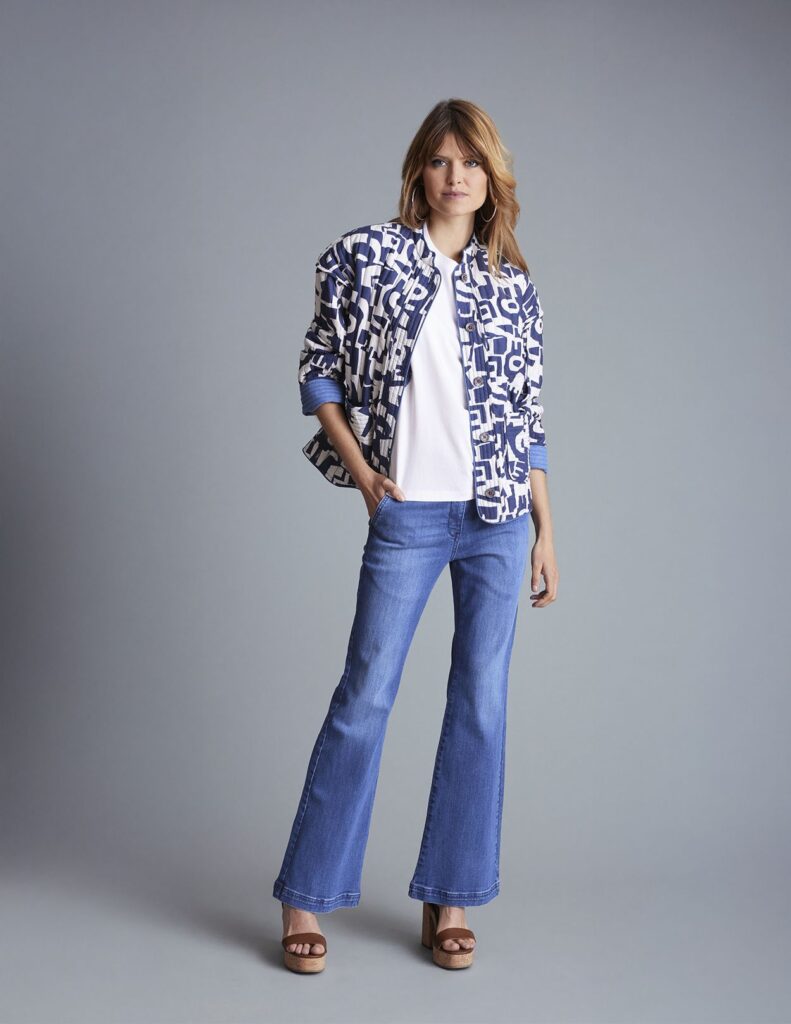 veste vertbois navy